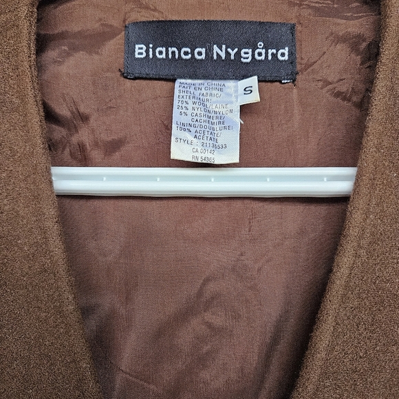 Brown Bianca Nygård Vest in size S - Picture 2 of 3